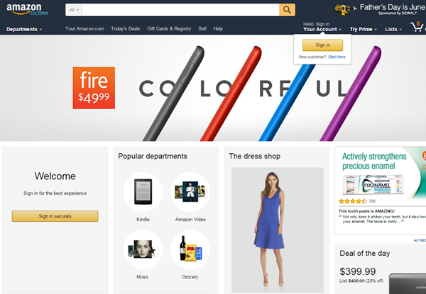Amazon là một nguồn bán hàng Order không cần vốn uy tín, giá rẻ